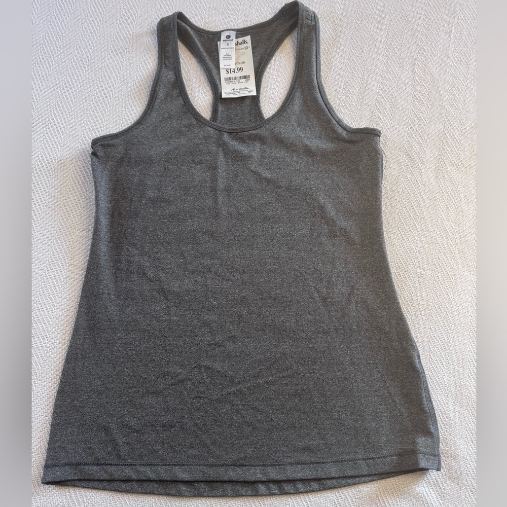 Women’s 90 Degree By Reflex Charcoal Gray Racerback Tank BNWT Size - S